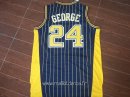 Maillot Indiana Pacers No.24 Paul George Bleu Bande