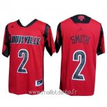 Maillot NCAA Louisville No.2 Smith Rouge