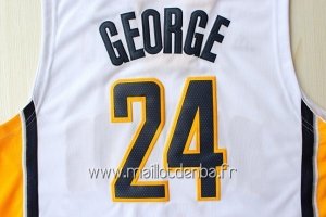 Maillot Indiana Pacers No.24 Paul George Blanc