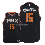 Maillot Enfants Phoenix Suns NO.15 Ryan Anderson Noir Statement 2018