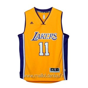 Maillot Los Angeles Lakers No.11 Yi Jaune