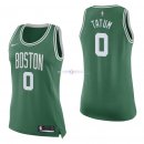 Maillot Femme Boston Celtics NO.0 Jayson Tatum Vert Icon