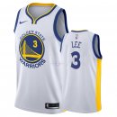 Maillot Golden State Warriors Nike NO.3 Damion Lee Blanc Association 2018