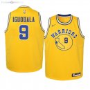Maillot NBA Enfant Golden State Warriors NO.9 Andre Iguodala Or Hardwood Classics 2019-20