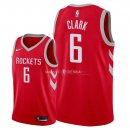 Maillot Houston Rockets Nike NO.6 Gary Clark Rouge Icon 2018