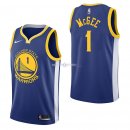 Maillot Golden State Warriors Nike NO.1 JaVale McGee Bleu Icon