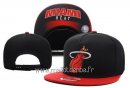 Snapbacks Caps 2016 Miami Heat Noir Rouge 011