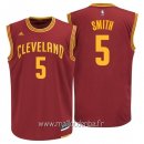 Maillot Cleveland Cavaliers No.5 J.R.Smith Rouge