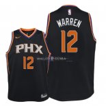 Maillot Enfants Phoenix Suns NO.12 T.J. Warren Noir Statement 2018