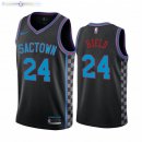 Maillot Sacramento Kings Nike NO.24 Buddy Hield Noir Ville 2020-21