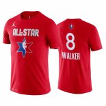 Maillot Manche Courte 2019 All Star NO.8 Kemba Walker Rouge