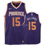 Maillot Enfants Phoenix Suns NO.15 Alan Williams Pourpre Icon 2018