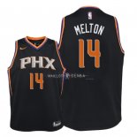 Maillot Enfants Phoenix Suns NO.14 De'Anthony Melton Noir Statement 2018