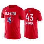 Maillot Manche Courte 2019 All Star NO.43 Pascal Siakam Rouge