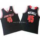 Maillot NCAA Louisville Cardinals NO.45 Donovan Mitchell Noir