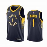 Maillot Indiana Pacers Nike NO.1 T.J. Warren Gray Marine Icon 2019-20