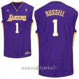 Maillot L.A.Lakers No.1 D'Angelo Russell Pourpre