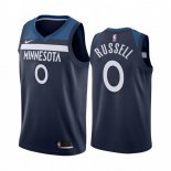 Maillot Minnesota Timberwolves Nike NO.0 D'angelo Russell Marine Icon 2019-20