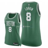 Maillot Femme Boston Celtics NO.8 Shane Larkin Vert Icon 2018