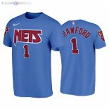 T-Shirts Brooklyn Nets NO.1 Jamal Crawford Bleu 2020-21