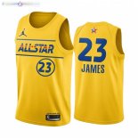 Maillot NBA 2021 All Star NO.23 LeBron James Or