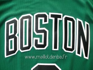Maillot Boston Celtics No.9 Rajon Rondo Vert Noir