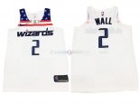 Maillot Washington Wizards Nike NO.2 John Wall Tout Blanc