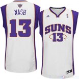 Maillot Phoenix Suns NO.13 Steve Nash Blanc