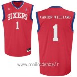Maillot Philadelphia Sixers No.1 Michael Carter Williams Rouge