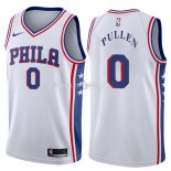 Maillot Philadelphia Sixers Nike NO.0 Jacob Pullen Blanc Association