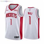 Maillot Houston Rockets Nike NO.1 John Wall Blanc Association 2020-21