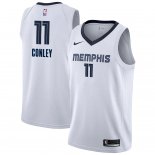 Maillot Memphis Grizzlies Nike NO.11 Mike Conley Blanc Association 2018/2019
