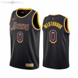 Maillot Earned Edition Los Angeles Lakers NO.0 Russell Westbrook Noir 2021