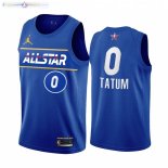 Maillot NBA 2021 All Star NO.0 Jayson Tatum Bleu