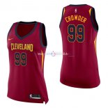 Maillot Femme Cleveland Cavaliers No.99 Jae Crowder Rouge Icon