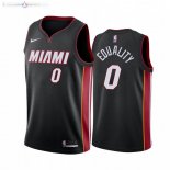 Maillot Miami Heat Nike NO.0 Meyers Leonard Noir Icon 2019-20