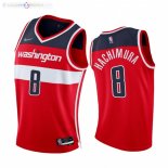 Maillot NBA Nike Washington Wizards NO.8 Rui Hachimura 75th Season Diamant Rouge Icon 2021-22