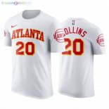 T-Shirts Atlanta Hawks NO.20 John Collins Blanc Association 2020-21