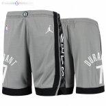 Pantalon Brooklyn Nets NO.7 Kevin Durant Gris