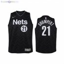 Maillot NBA Enfant Earned Edition Brooklyn Nets NO.21 Iman Shumpert Noir 2021