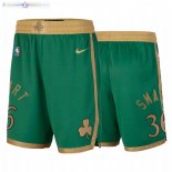 Pantalon Boston Celtics NO.36 Marcus Smart Vert Ville 2020