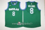 Maillot Dallas Mavericks No.8 Deron Michael Williams Vert