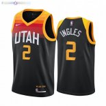 Maillot Utah Jazz Nike NO.2 Joe Ingles Noir Ville 2020-21