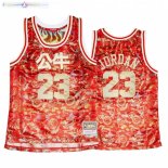 Maillot NBA Femme Chicago Bulls NO.23 Michael Jordan CNY Rouge Hardwood Classics 2021