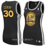 Maillot Femme Golden State Warriors No.30 Stephen Curry Noir