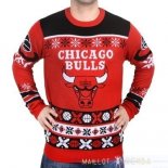 NBA Unisex Ugly Sweater Chicago Bulls Rouge