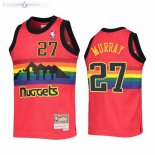 Maillot NBA Enfants Nuggets NO.27 Jamal Murray Rouge Throwback 2021