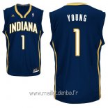 Maillot Indiana Pacers No.1 Lance Stephenson Noir