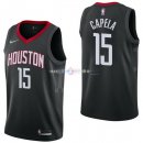Maillot Houston Rockets Nike NO.15 Clint Capela Noir Statement