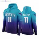Hoodies Charlotte Hornets NO.11 Cody Martin Sarcelle Icon 2020-21